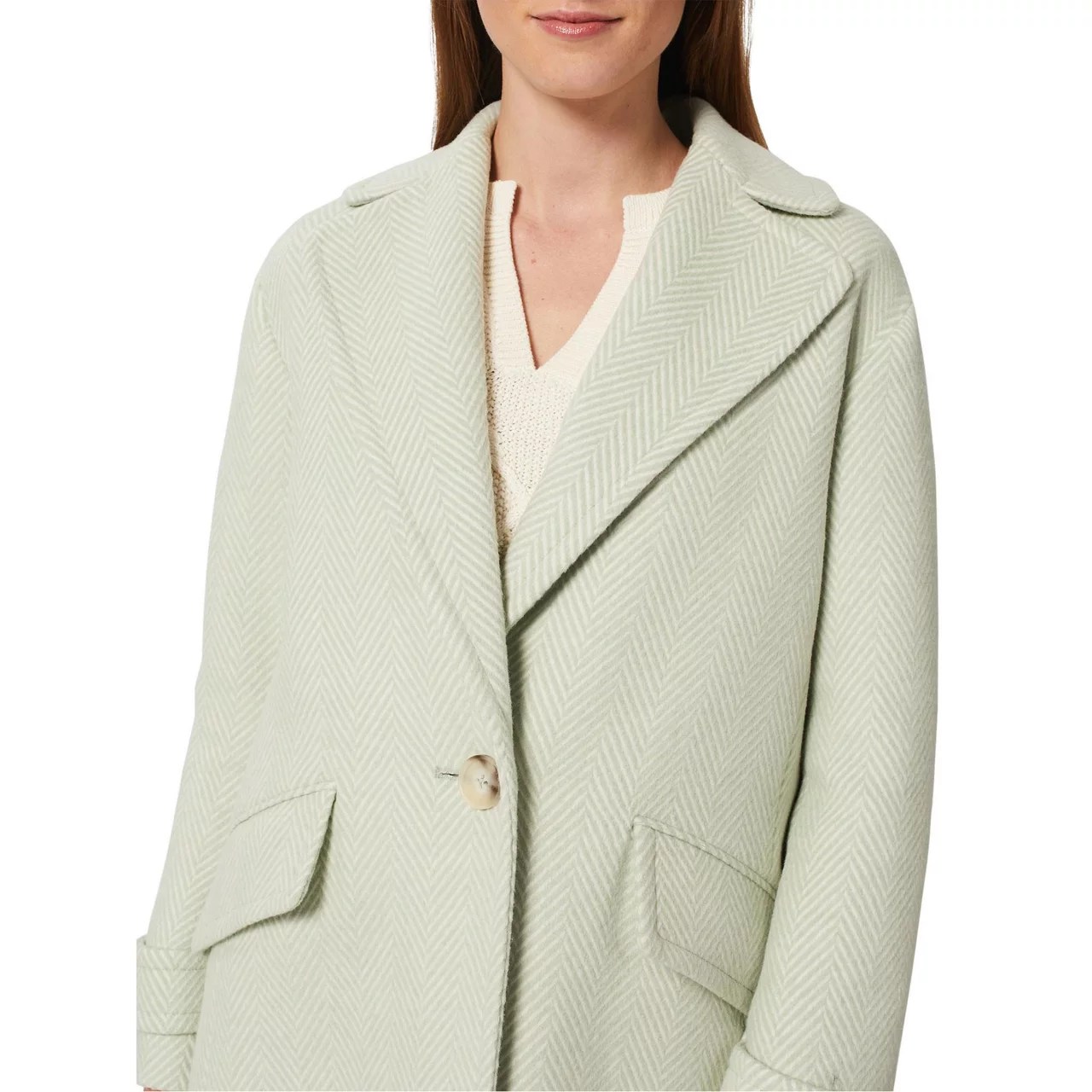HOBBS Lillie Herringbone Coat