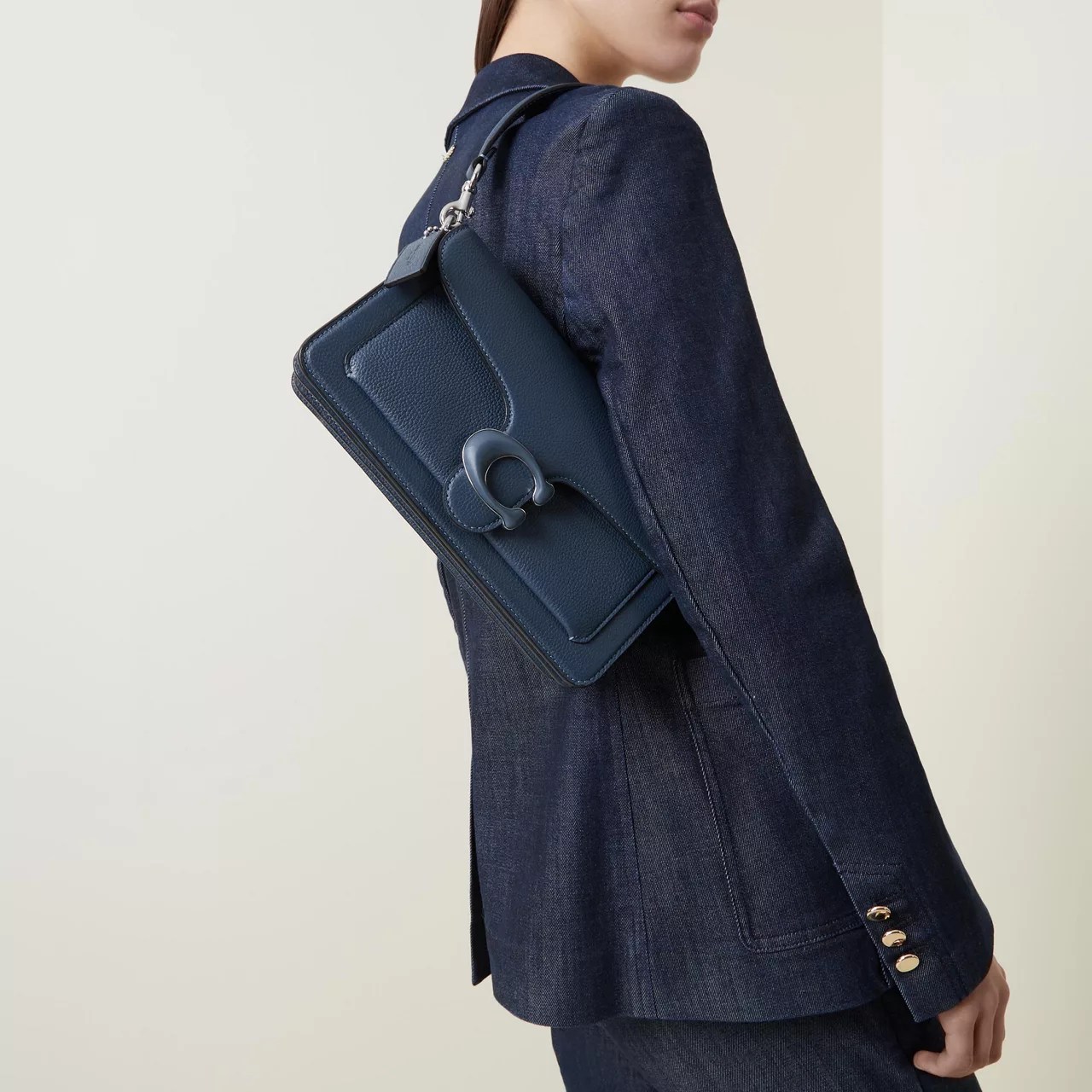 COACH Tabby 26 Leather Shoulder Bag