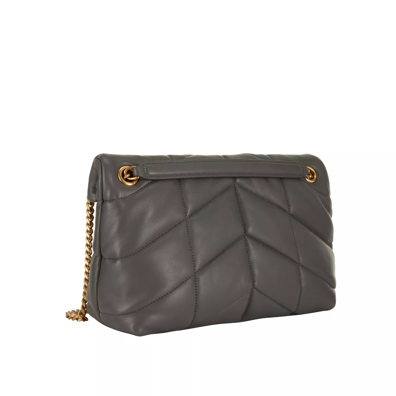 SAINT LAURENT Puffer Small Quilted Chain Bag