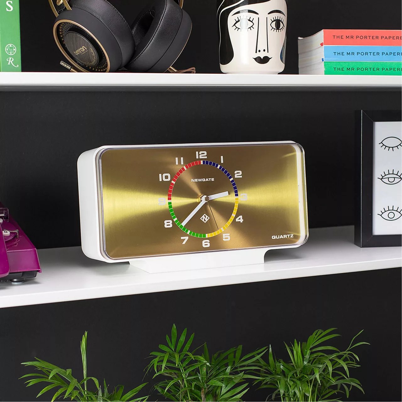 NEWGATE Mantel Clock White