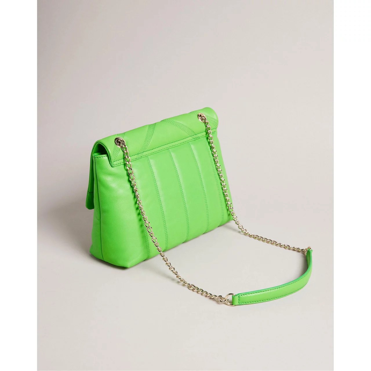 TED BAKER Ayahlin Puffer Quilted Leather Crossbody Bag