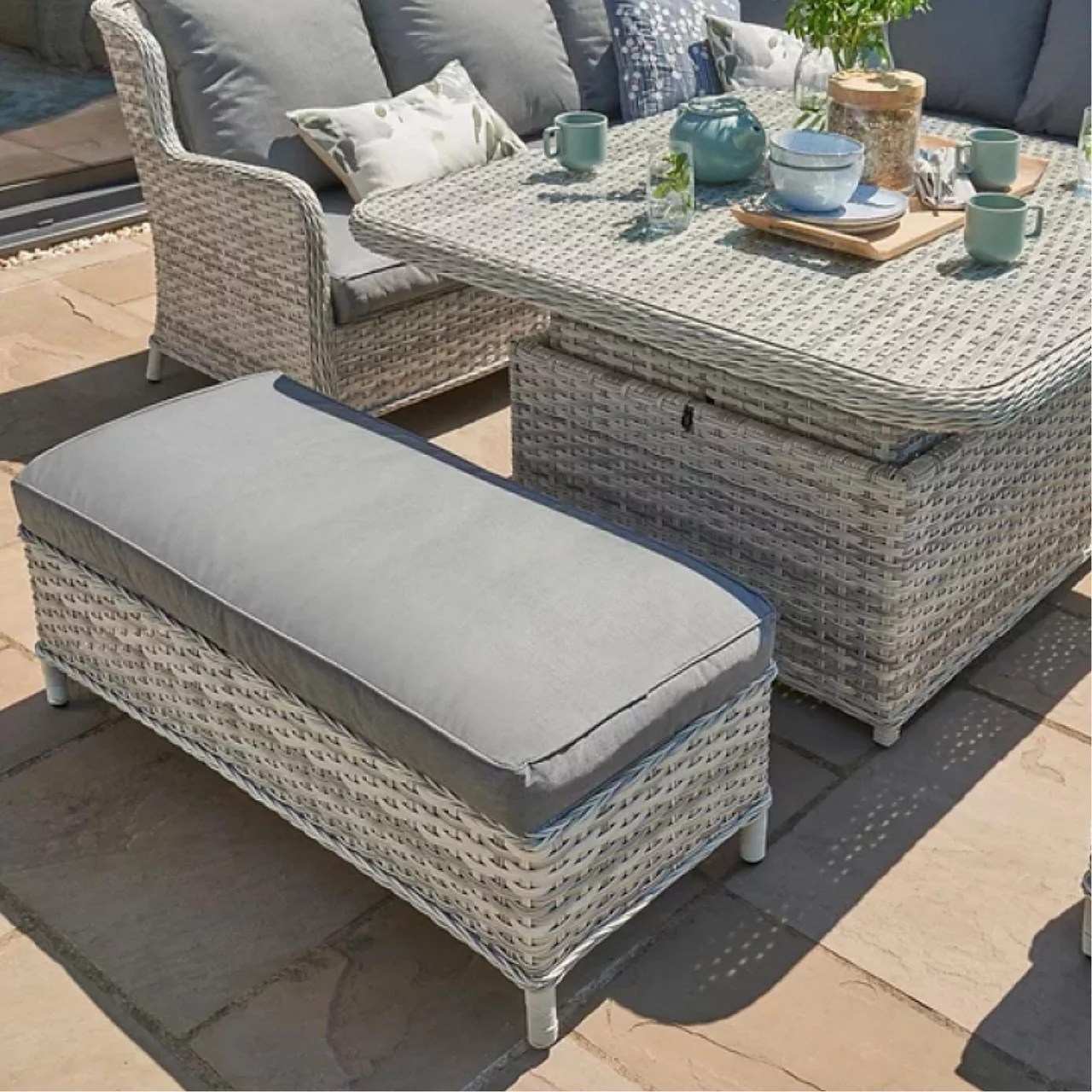 Wroxham Large Corner Sofa Set Grey