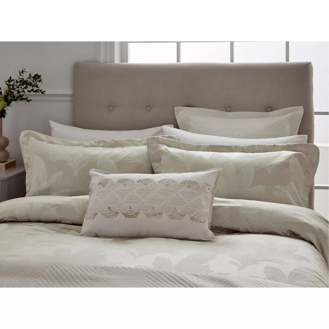 Gatsby Duvet Cover Champagne