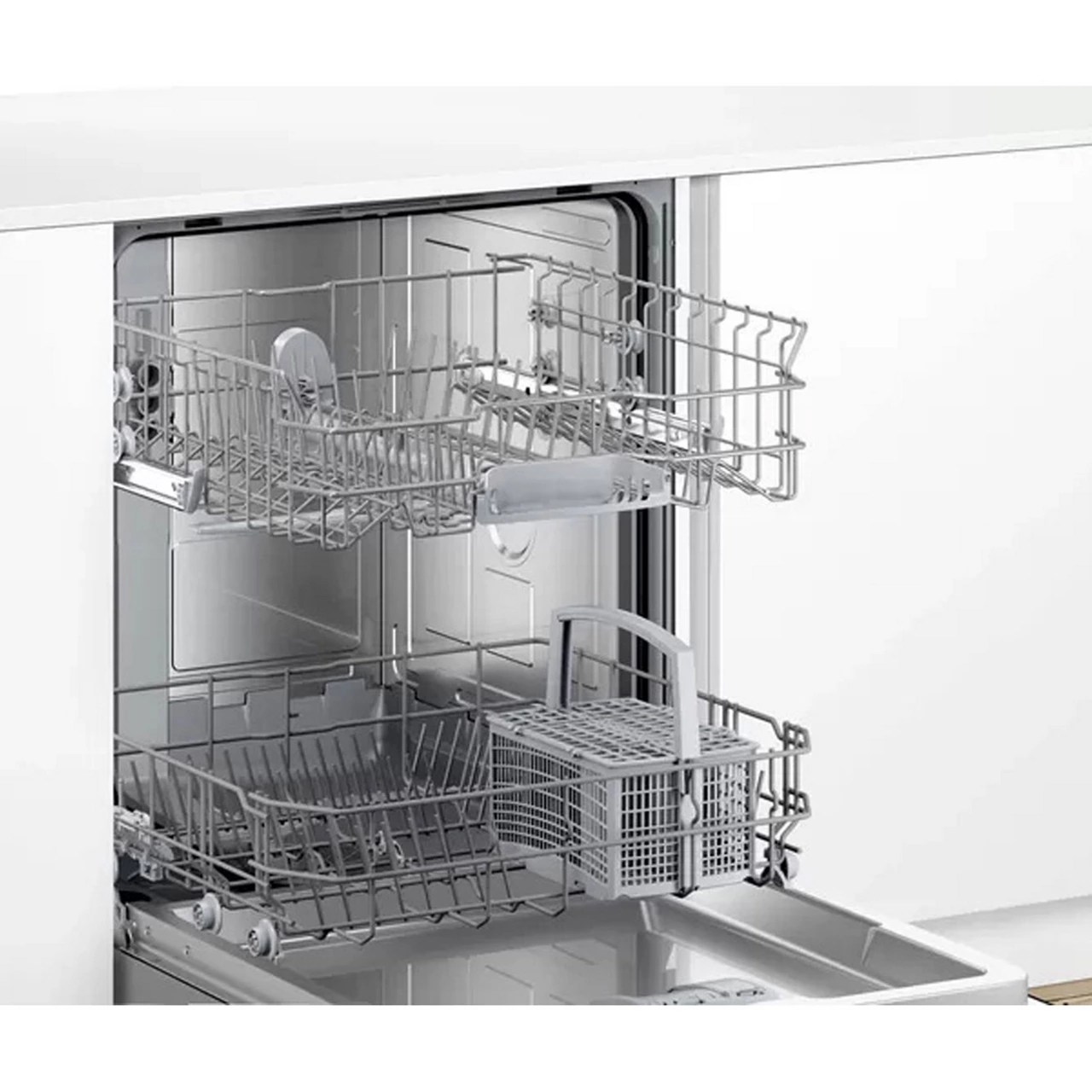 BOSCH Semiintegrated Dishwasher, 60 cm, Stainless steel