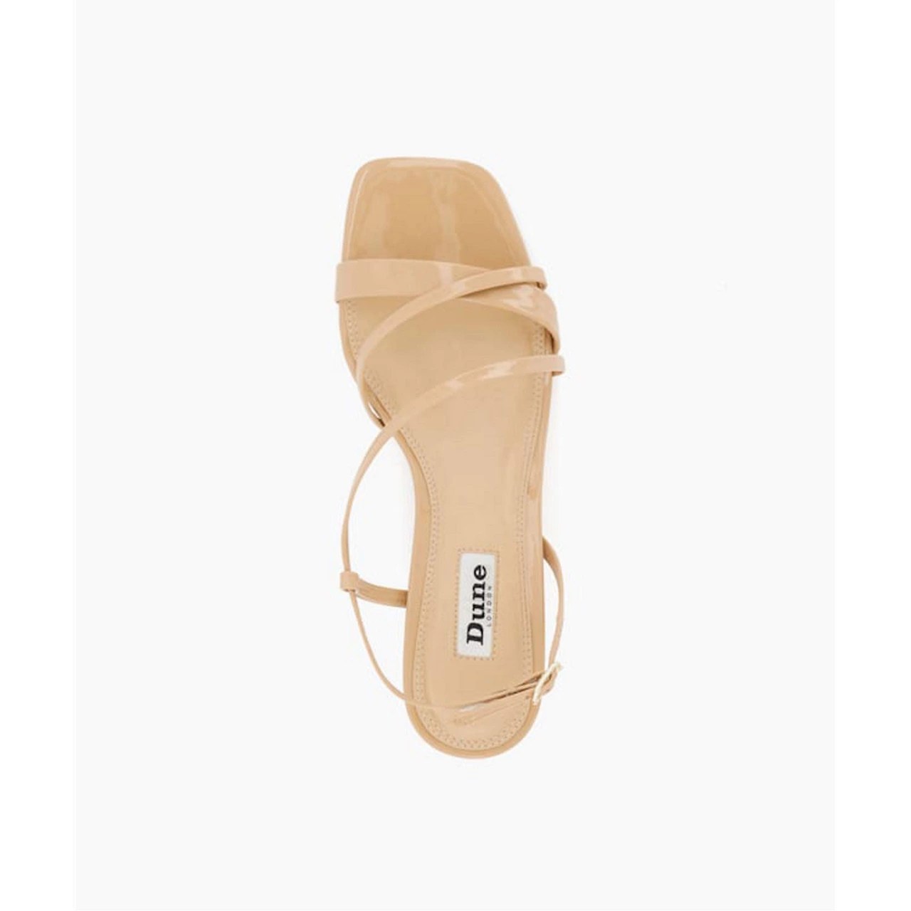 DUNE LONDON Madely Strappy Leather KittenHeel Sandals