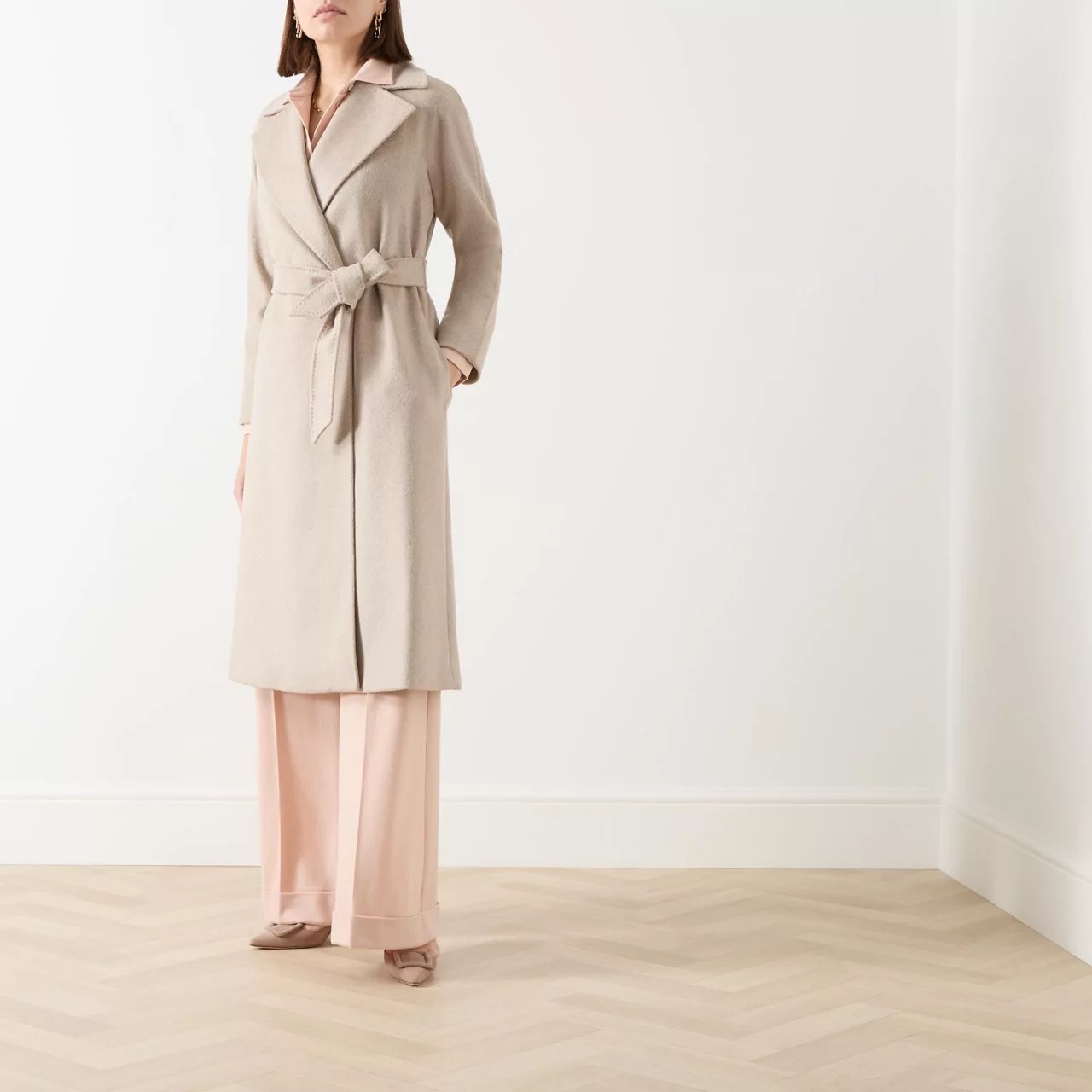 MAX MARA STUDIO Esedra CashmereWool Wrap Coat