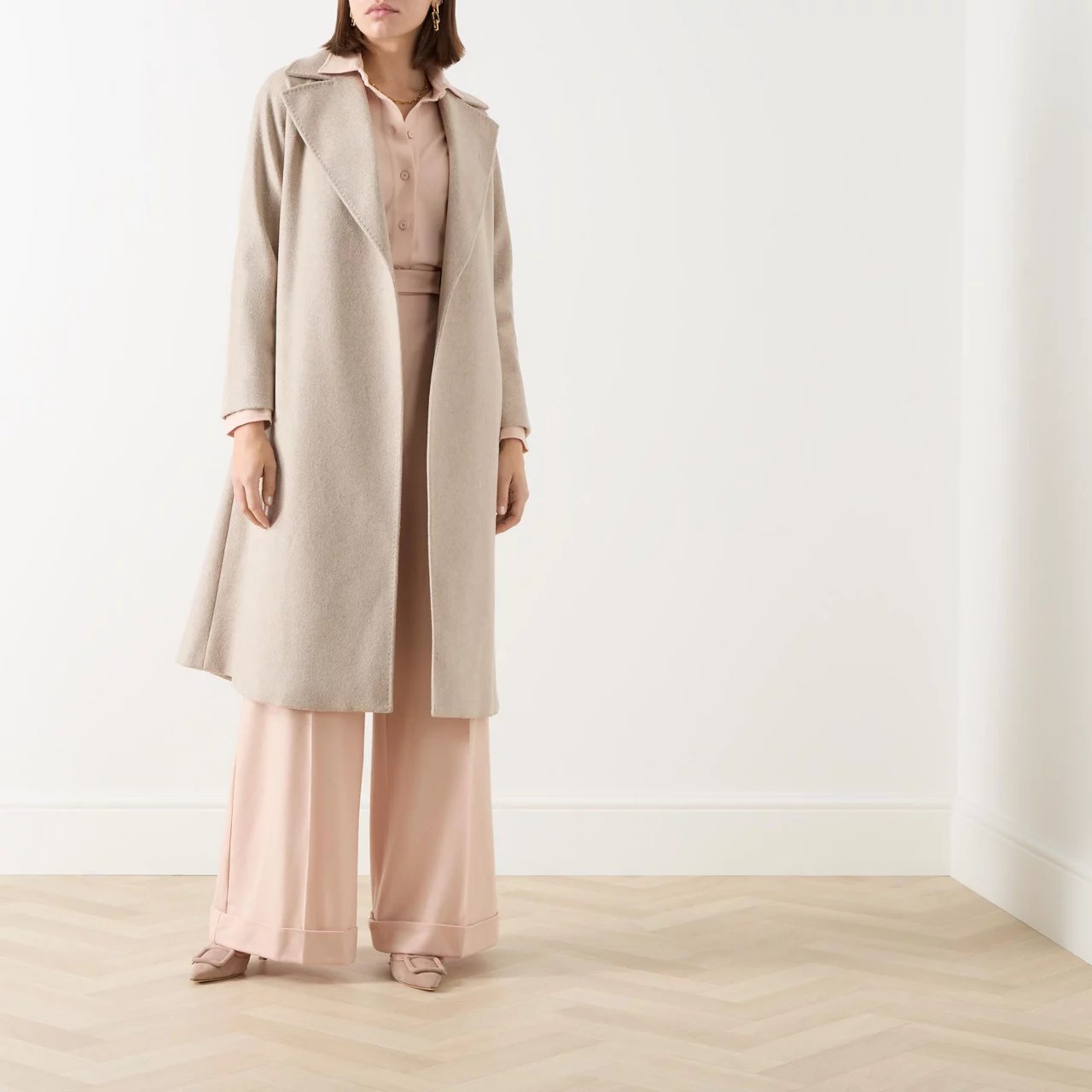 MAX MARA STUDIO Esedra CashmereWool Wrap Coat