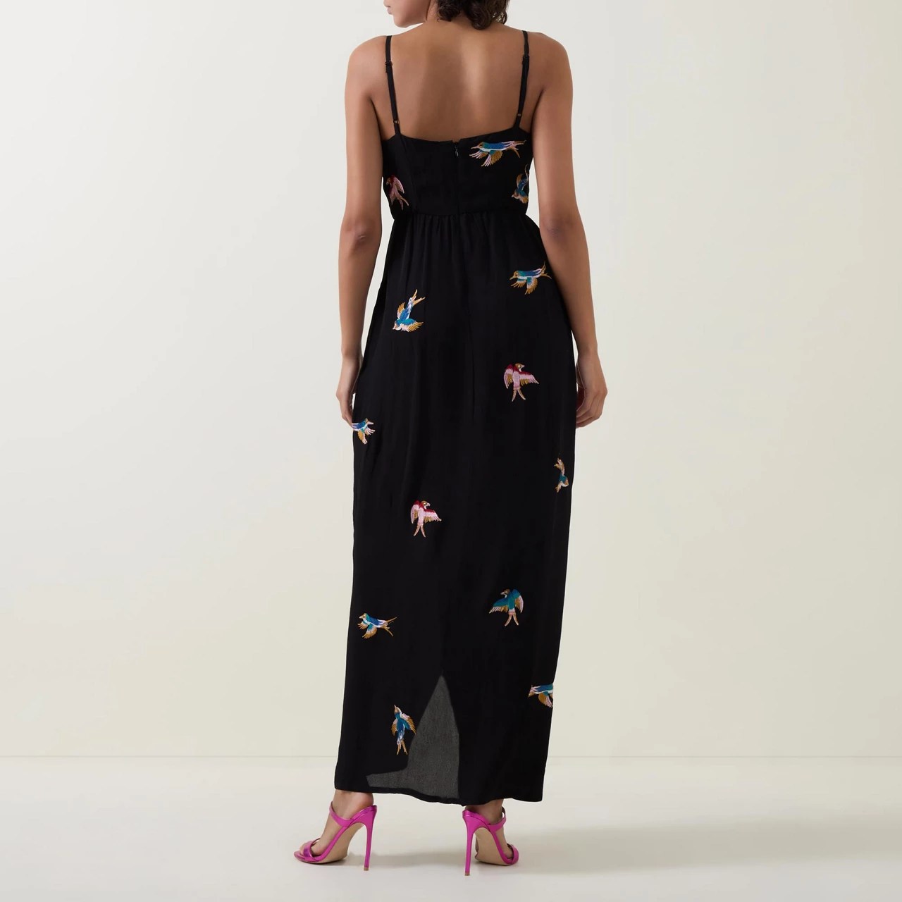 HAYLEY MENZIES Charming Birds Embroidered Dress