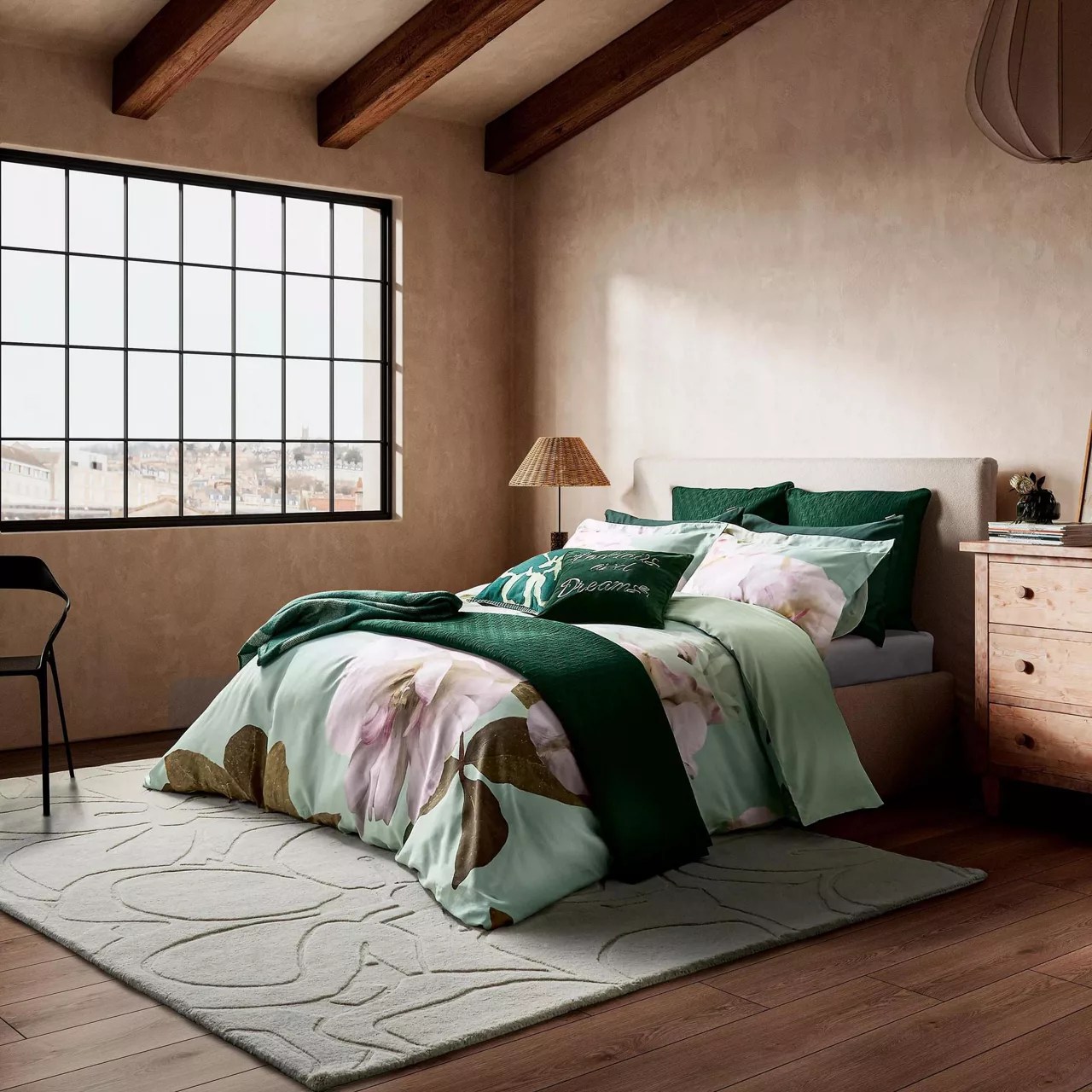 TED BAKER Gardenia Floral Duvet Set