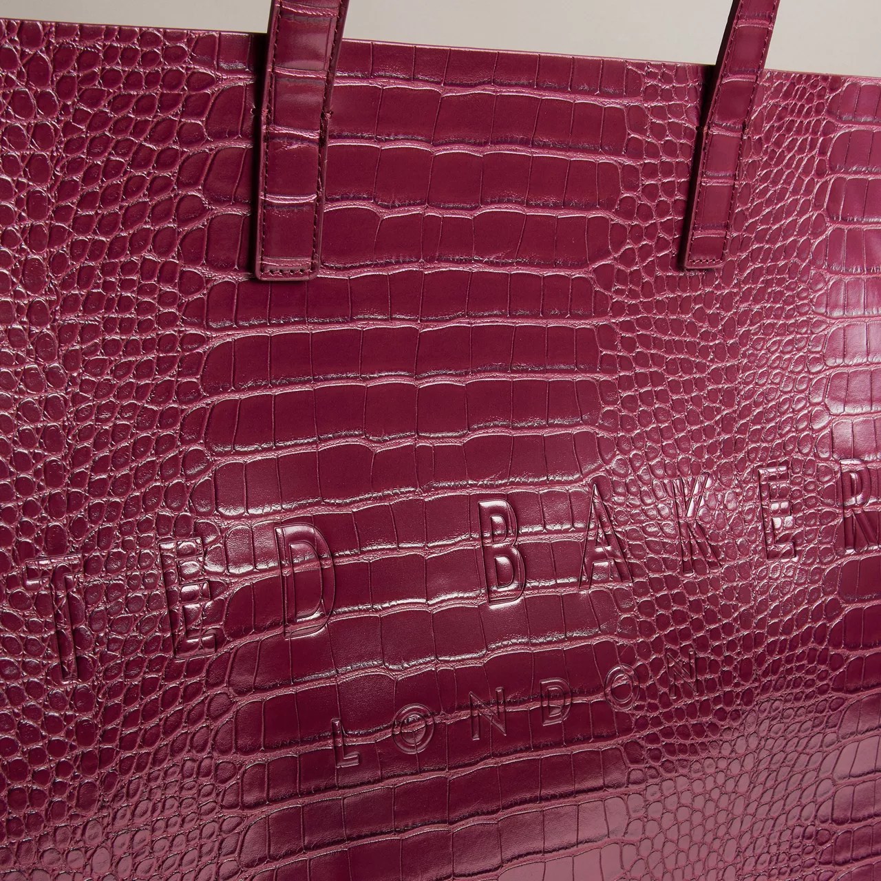 TED BAKER Allicon Mock Croc Icon Tote Bag