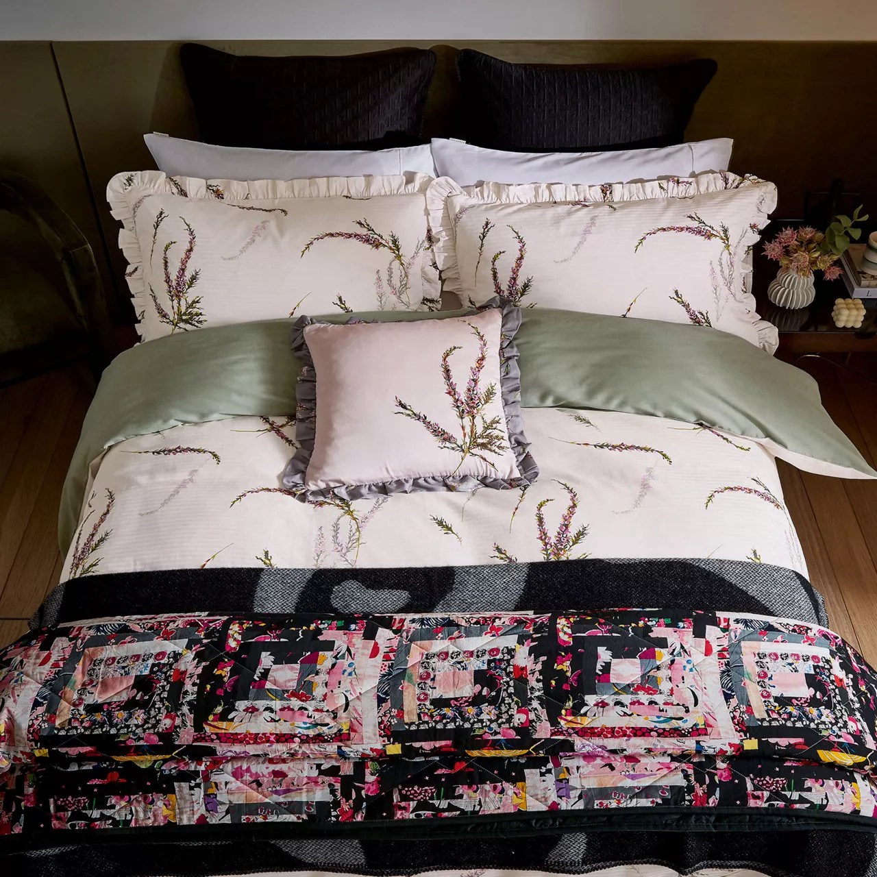 TED BAKER Heather Duvet Cover Blush
