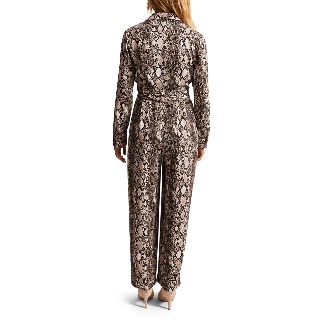 Constance Snake Print Jumpsuit