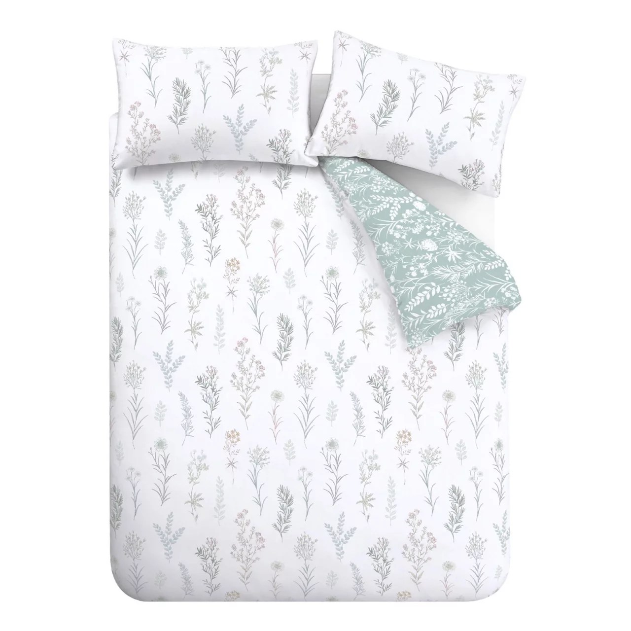 Wild Flowers Duvet Set Green