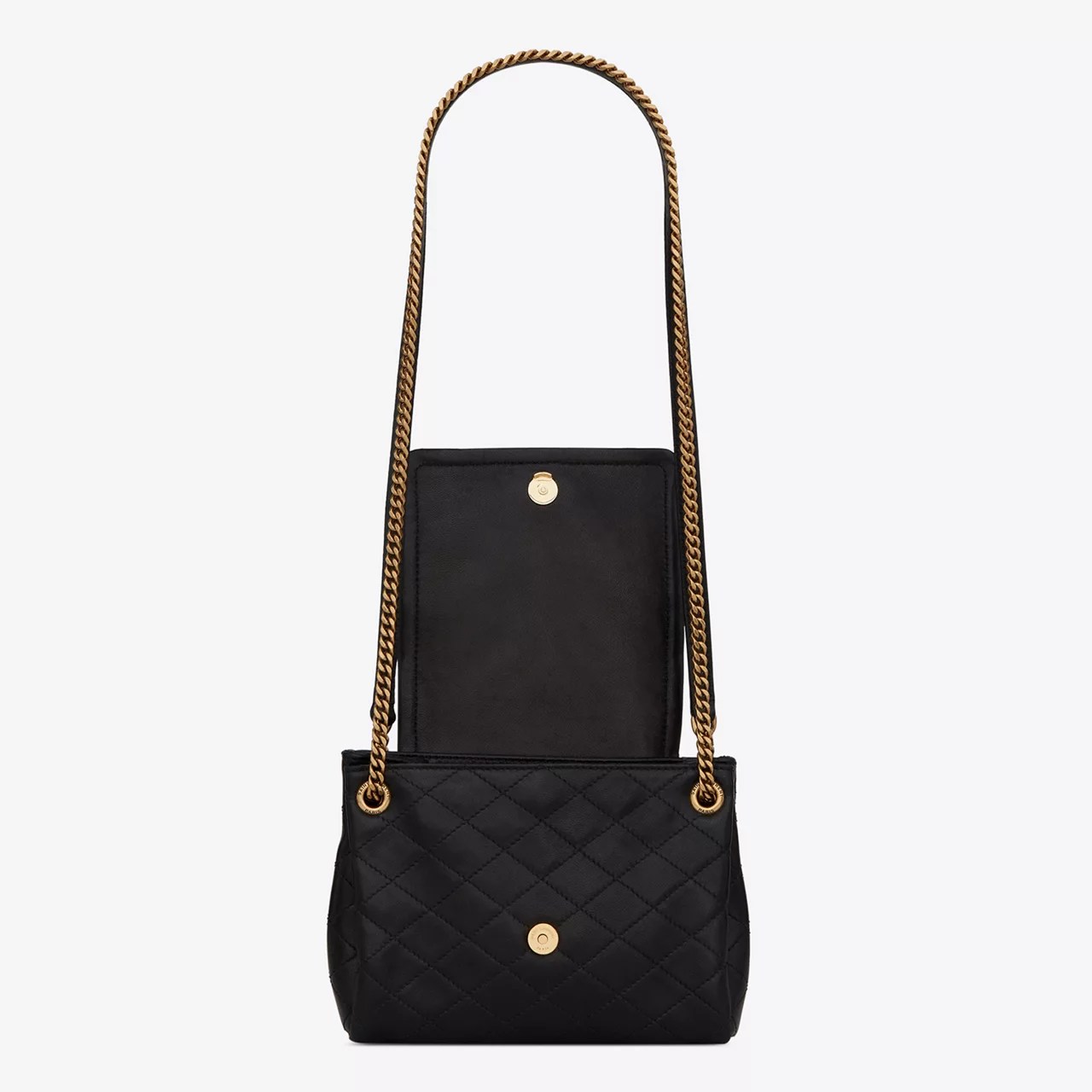 SAINT LAURENT Nolita Mini Leather Shoulder Bag