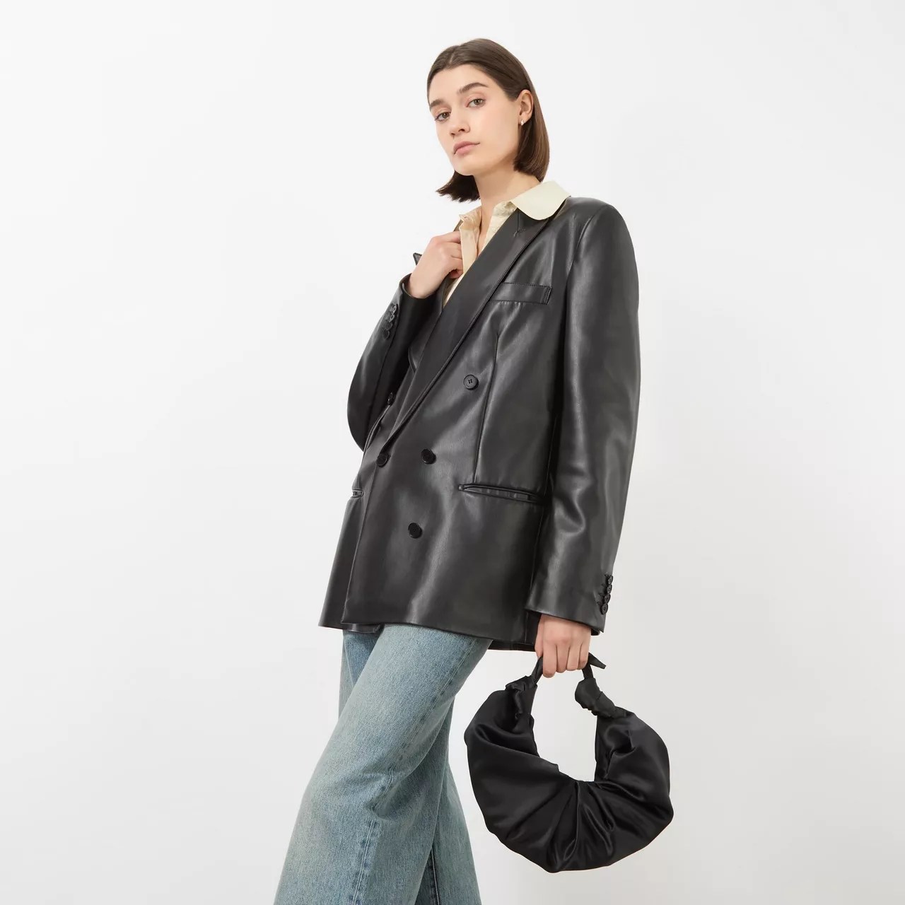 AOIFE MULLANE TieFastening Croissant Bag