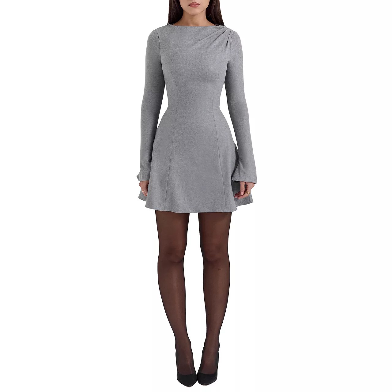 HOUSE OF CB Angelique Flared Sleeve Mini Dress