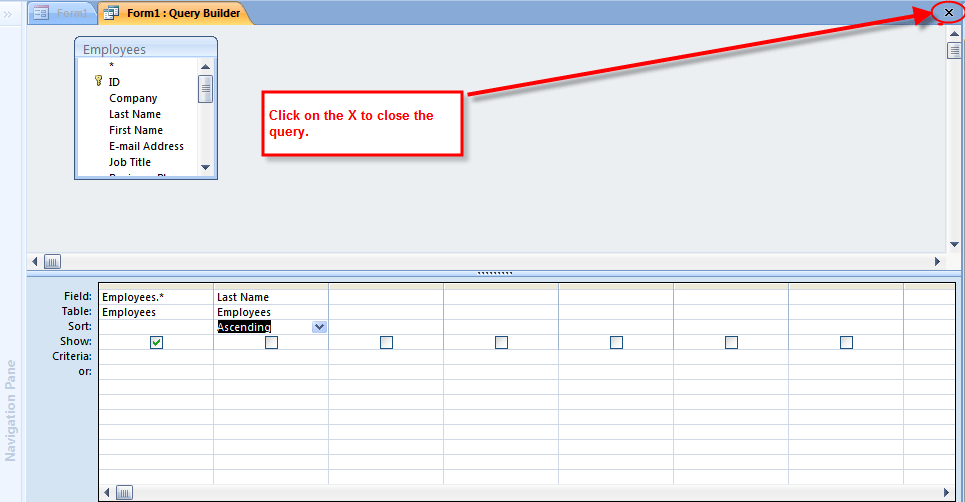 Change Recordsource From a Table to a Query | BTAB Development