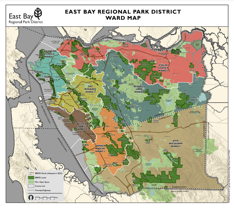 Fall EBRPD & EBMUD Director Elections Bicycle Trails Council