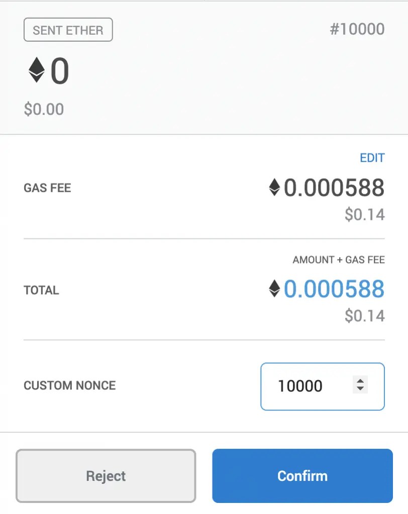 How to Set Nonce in Metamask Customize MetaMask Nonce BTC Geek