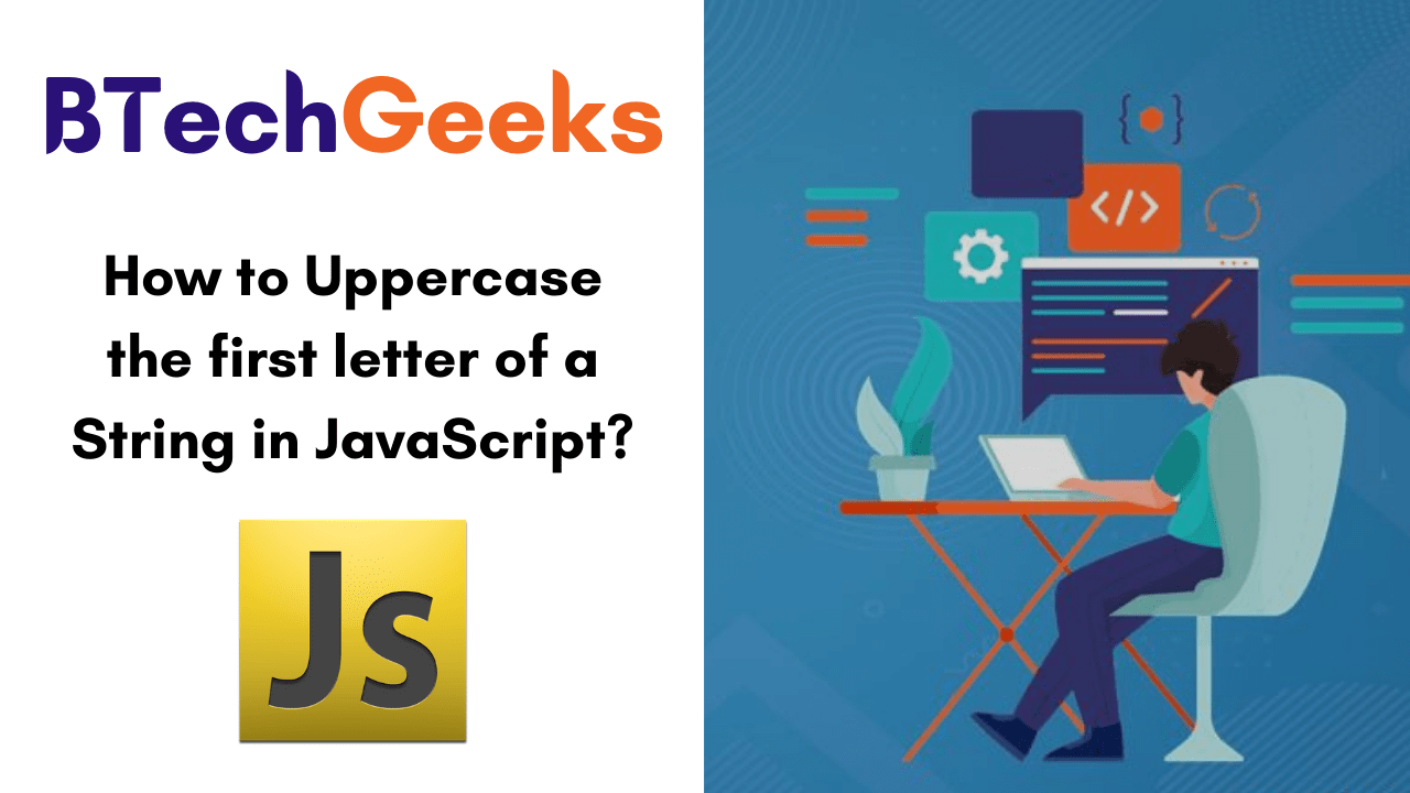 First letter uppercase js How to uppercase the first letter of a
