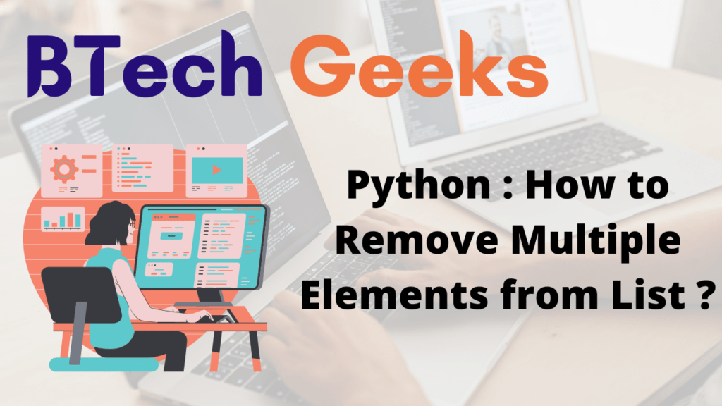How to remove multiple elements from a list in python Python How to Remove Multiple Elements