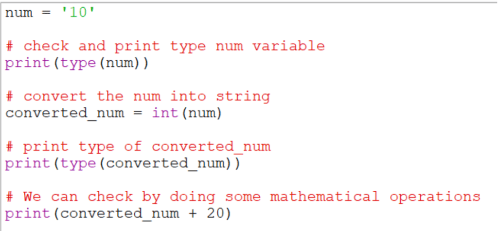 How to Convert a Python String to int BTech Geeks