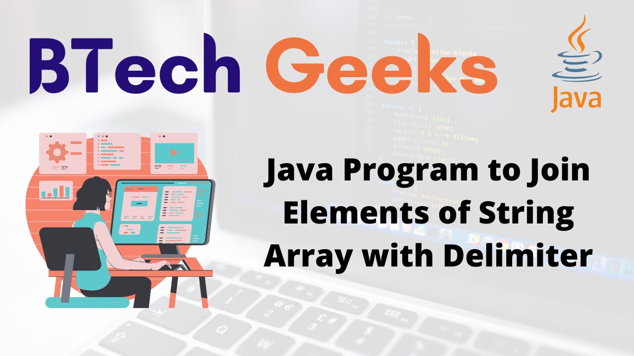 join string array java Java Program to Join Elements of String Array