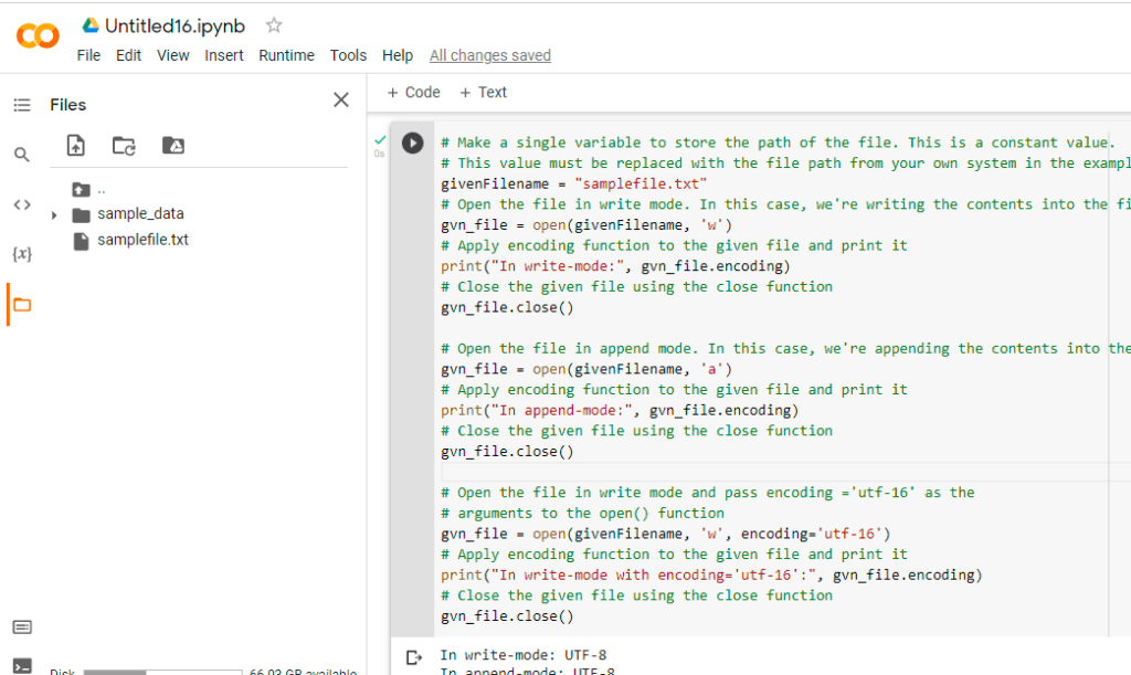 Python File encoding Property with Examples BTech Geeks