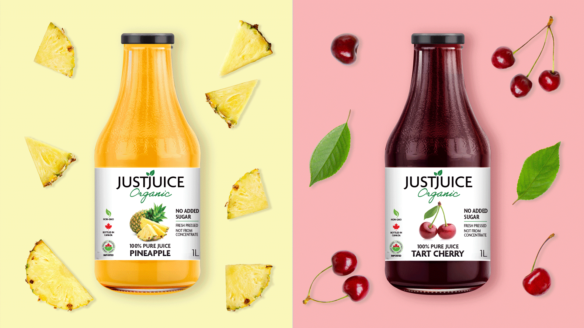 Just Juice Brand Identity & Packaging Refresh