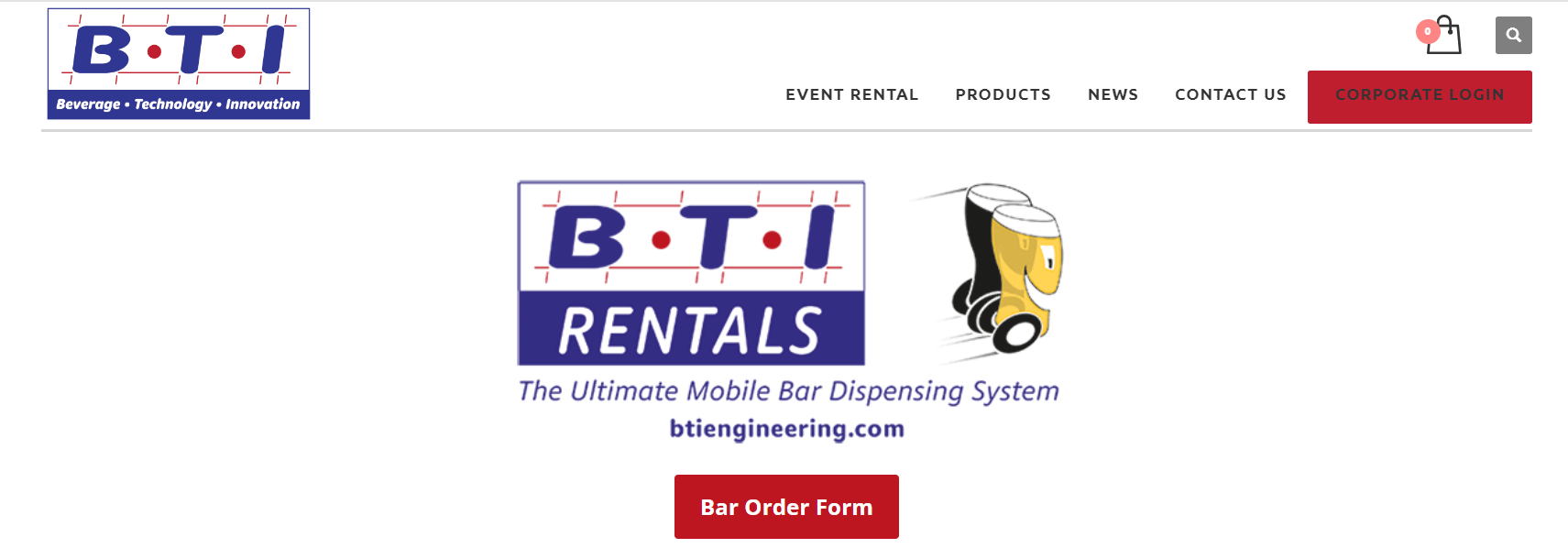 The new easy way to order Rental Equipment from BTI Rentals BTI