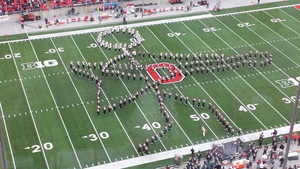 Video Ohio State marching band does classic rock tribute Big Ten Network