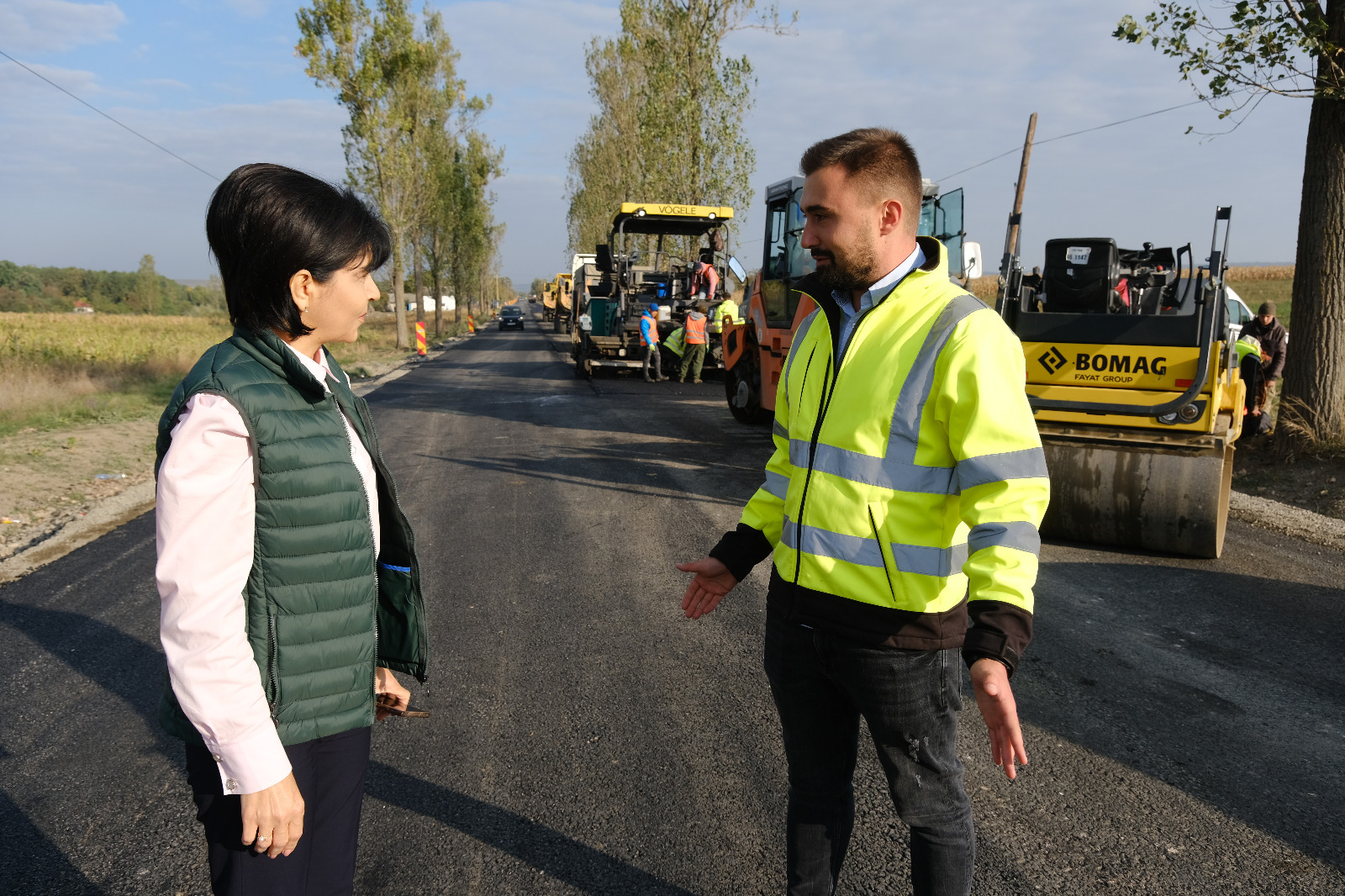 Asfalt pe “drumul strategic” / GALERIE FOTO Stiri din Botosani