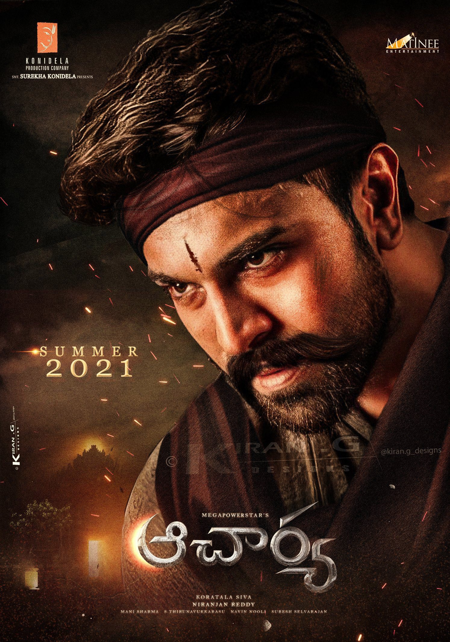 Catch the 1st Look Poster of Ram Charan for the film Acharya BTown