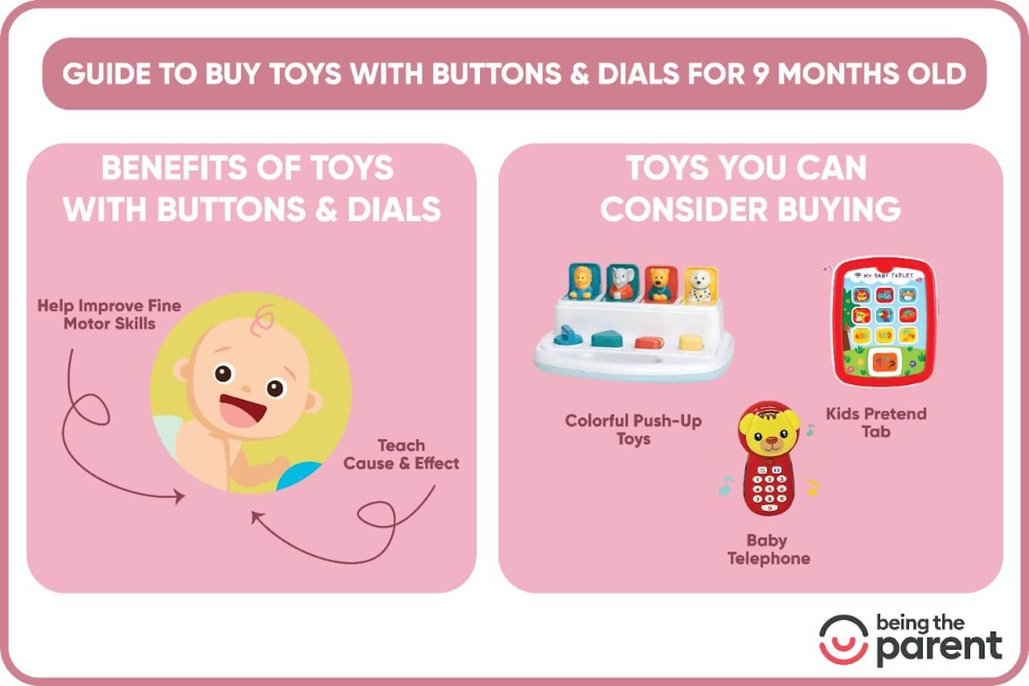 Toys For 9 Month Old Baby Types, Benefits and What to Buy Being The