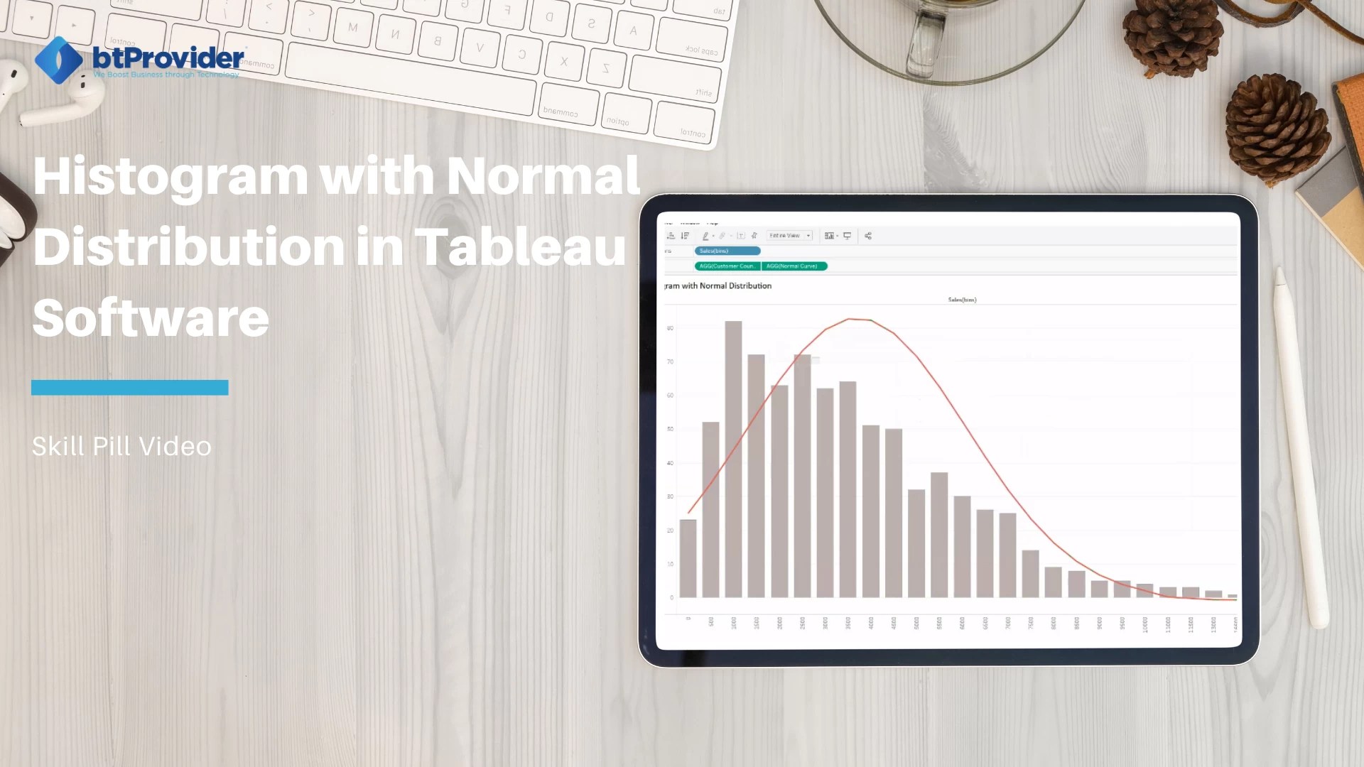 How to create a Histogram with Normal Distribution in Tableau Software
