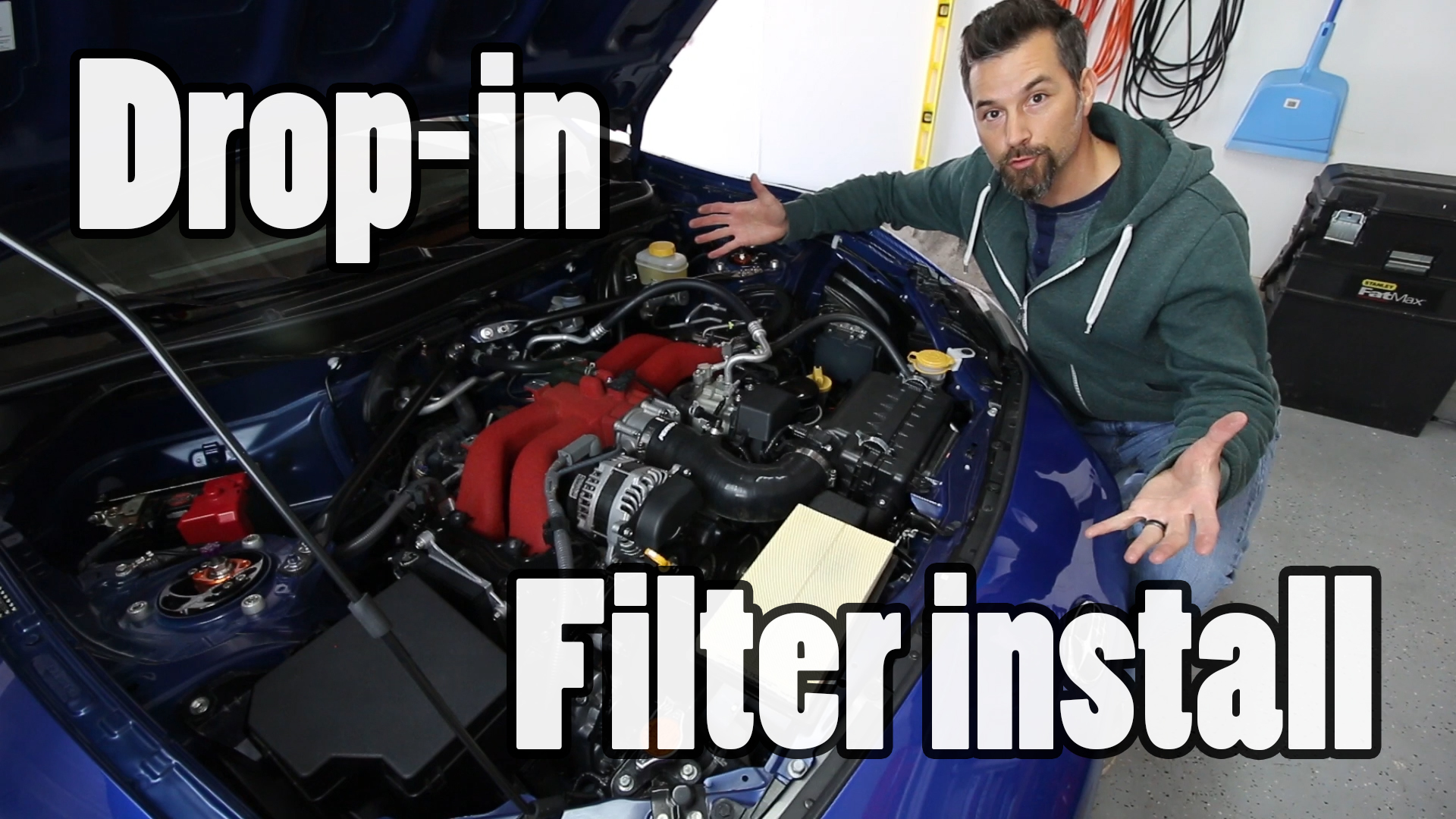 BRZ air filter installation The BTR Garage Car Reviews & Car Racing