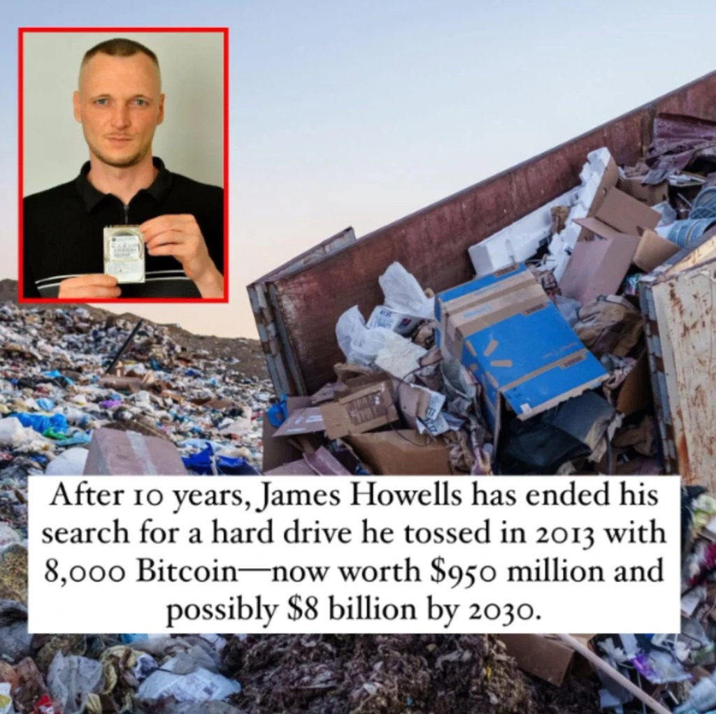 Man Who Lost 950M Bitcoin in Landfill Returns 12 Years Later With(08)