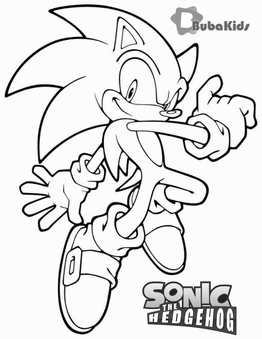 Easy Sonic Coloring Pages Ideas Printable