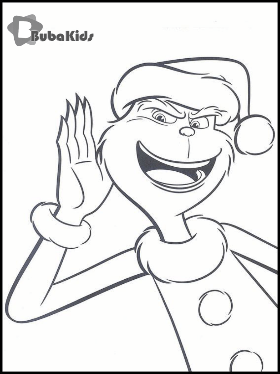 The Grinch Printable coloring pages for kids