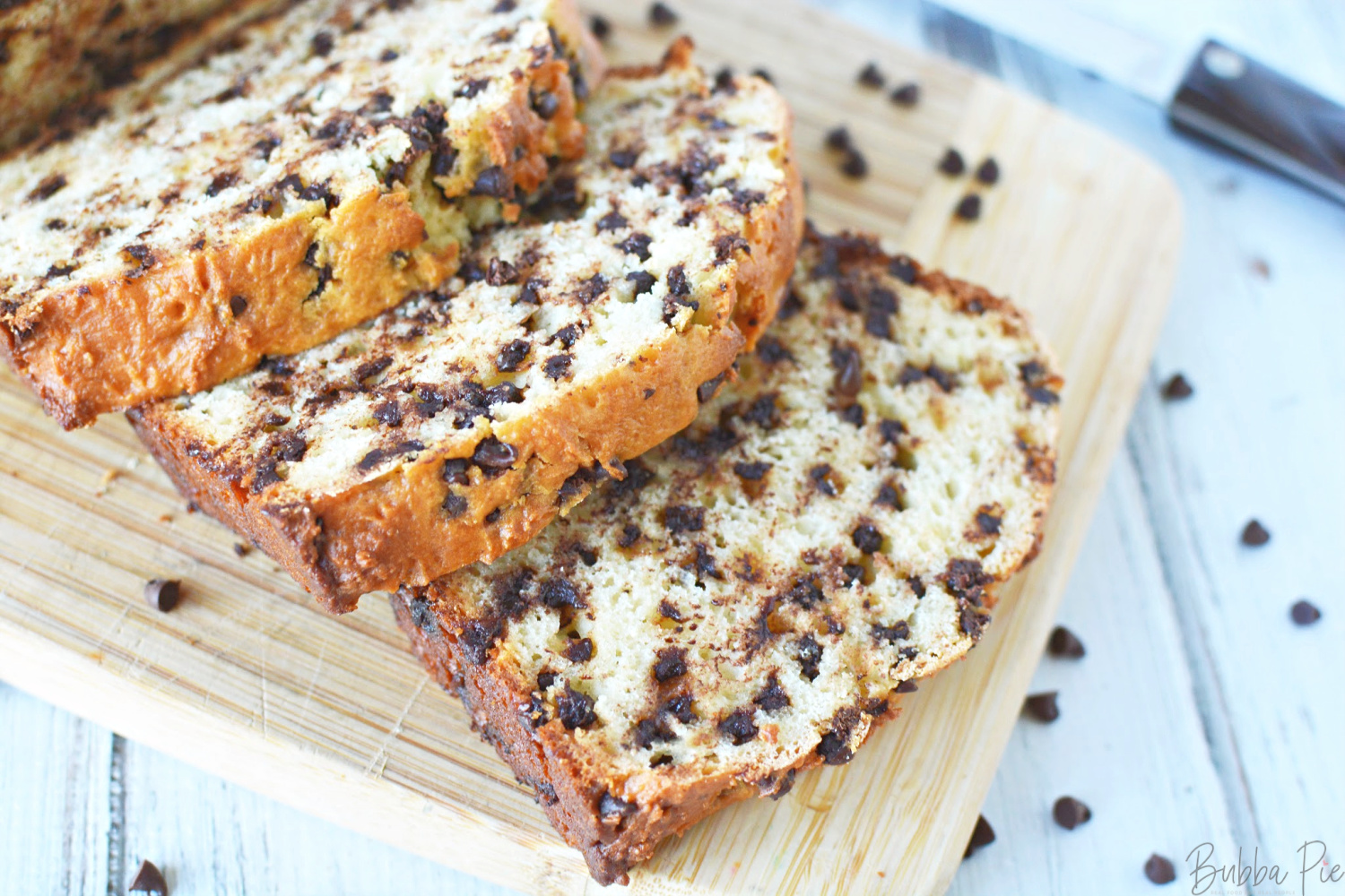 Easy Chocolate Chip Bread Loaf Recipe BubbaPie