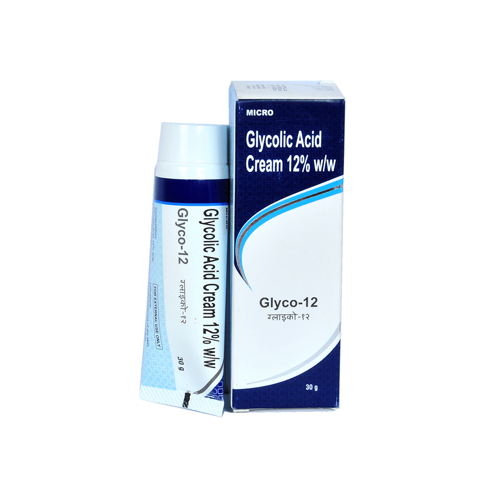 Glyco 12 Glycolic Acid Cream 30g Bubba Skincare