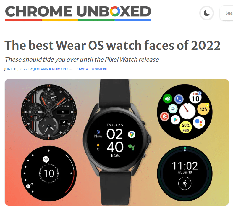Chrome Unboxed The best Wear OS watch faces of 2022 Bubble Cloud