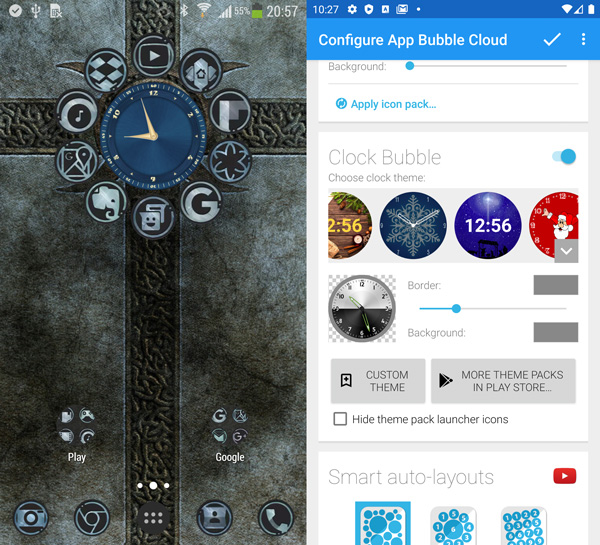This is what I’m working on Clock bubble widgets Bubble Cloud