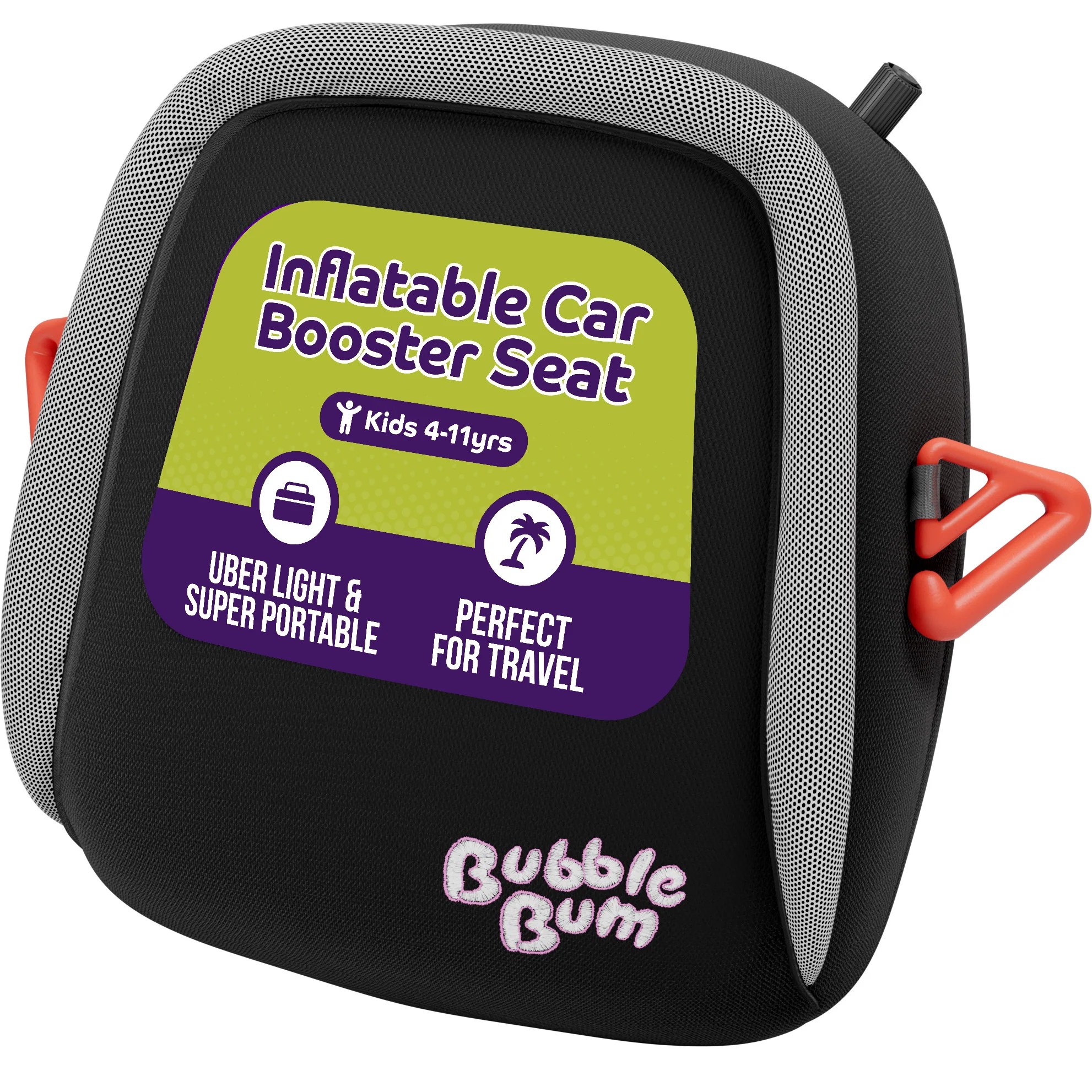 BubbleBum Backless Inflatable Booster Car Seat Foldable and Portable