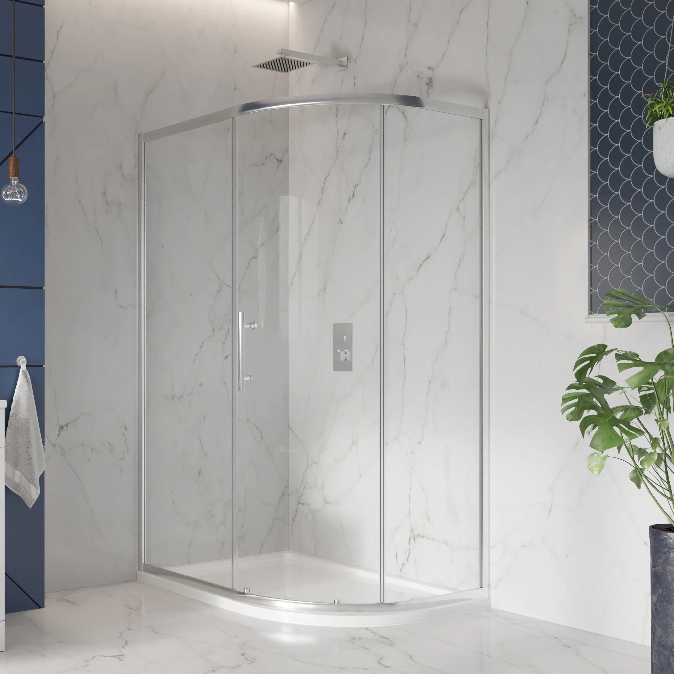 1000 X 800 Right Hand Quadrant Shower Tray Discounted Online www