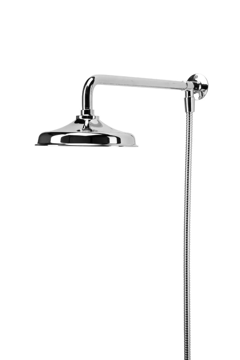 Croydex Traditional Rain Head Set (Head Arm & Hose) Bubbles Showers