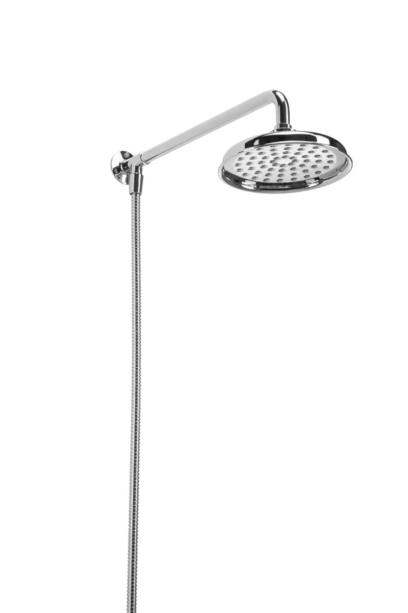 Croydex Traditional Rain Head Set (Head Arm & Hose) Bubbles Showers