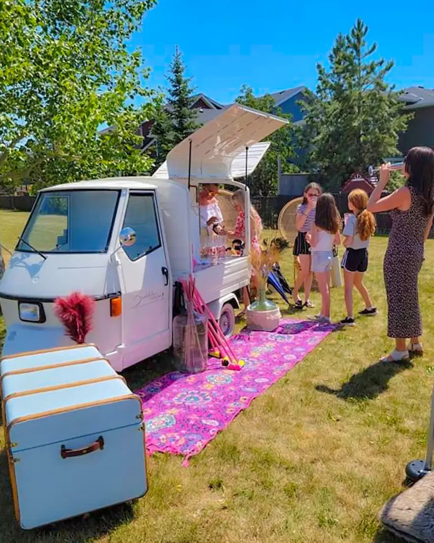 Gallery Bubbles and Brews Cart Serving Prosecco on Tap and Wheels