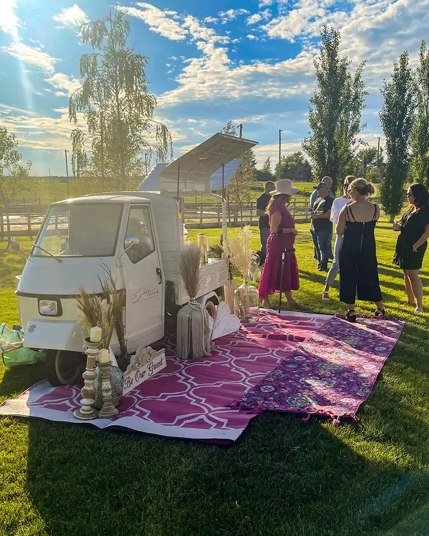 Gallery Bubbles and Brews Cart Serving Prosecco on Tap and Wheels