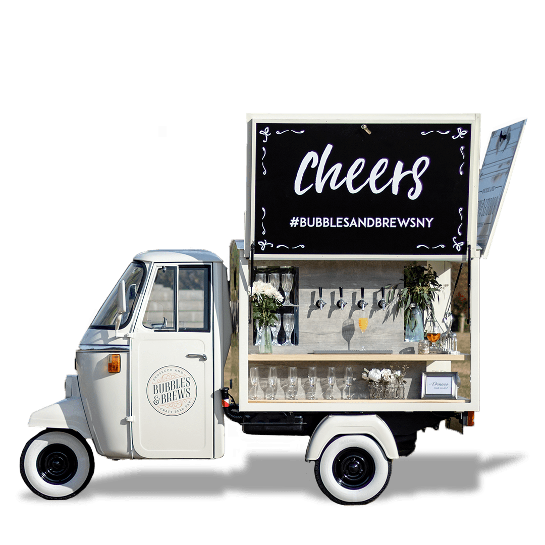 Bubbles & Brews NY, Vintage Mobile Bars for events. Specializing in